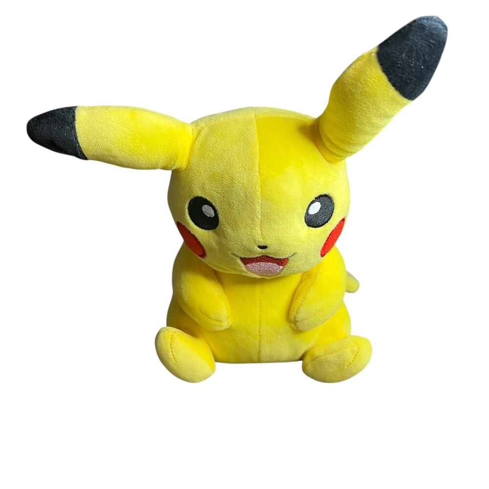 Pokemon Pikachu Plush Stuffed Animal 2021 Nintendo‎ Yellow Electric Type Toy
